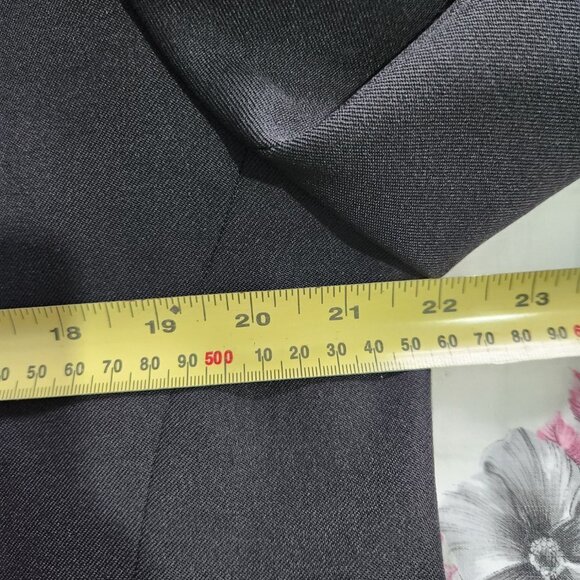 Dallairds Vintage Blazer Womens 14 Long Length 4 Button Black Front Pockets - Picture 5 of 9